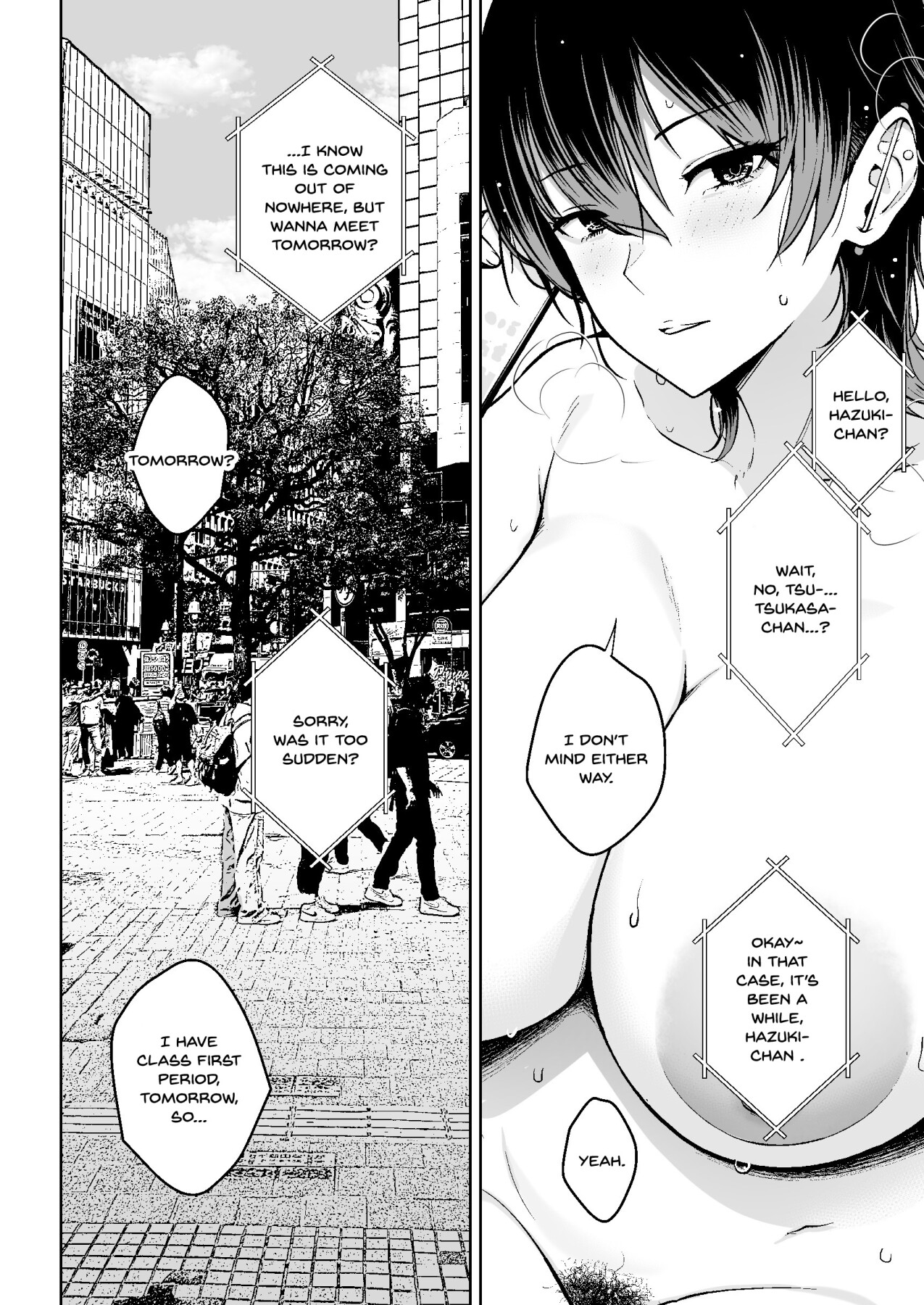 Hentai Manga Comic-The real thing is finally happening - a downer girl-Read-3